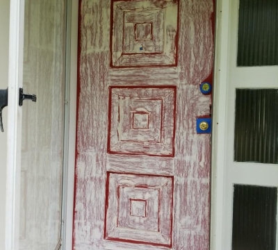 Ossining-front-door-preparation-after-swedish-putty-paint-track